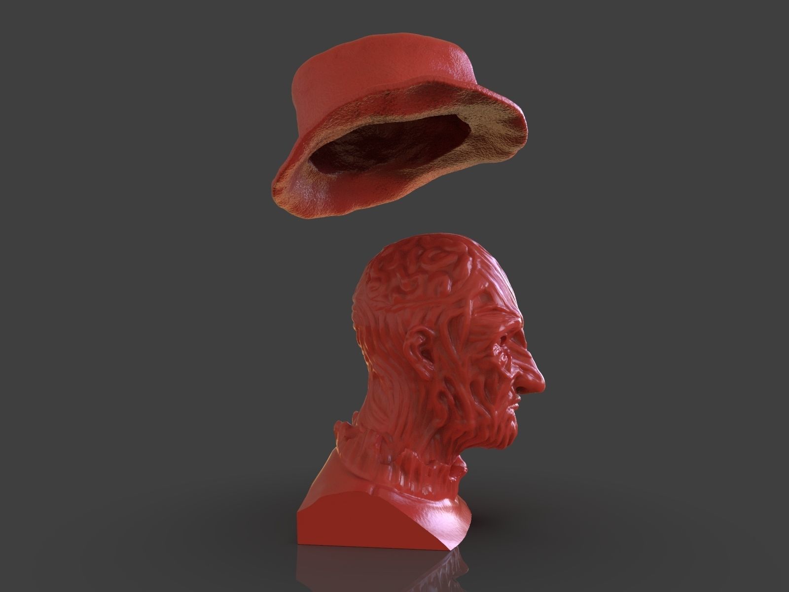 Freddy Krueger Bust 3D print model_32