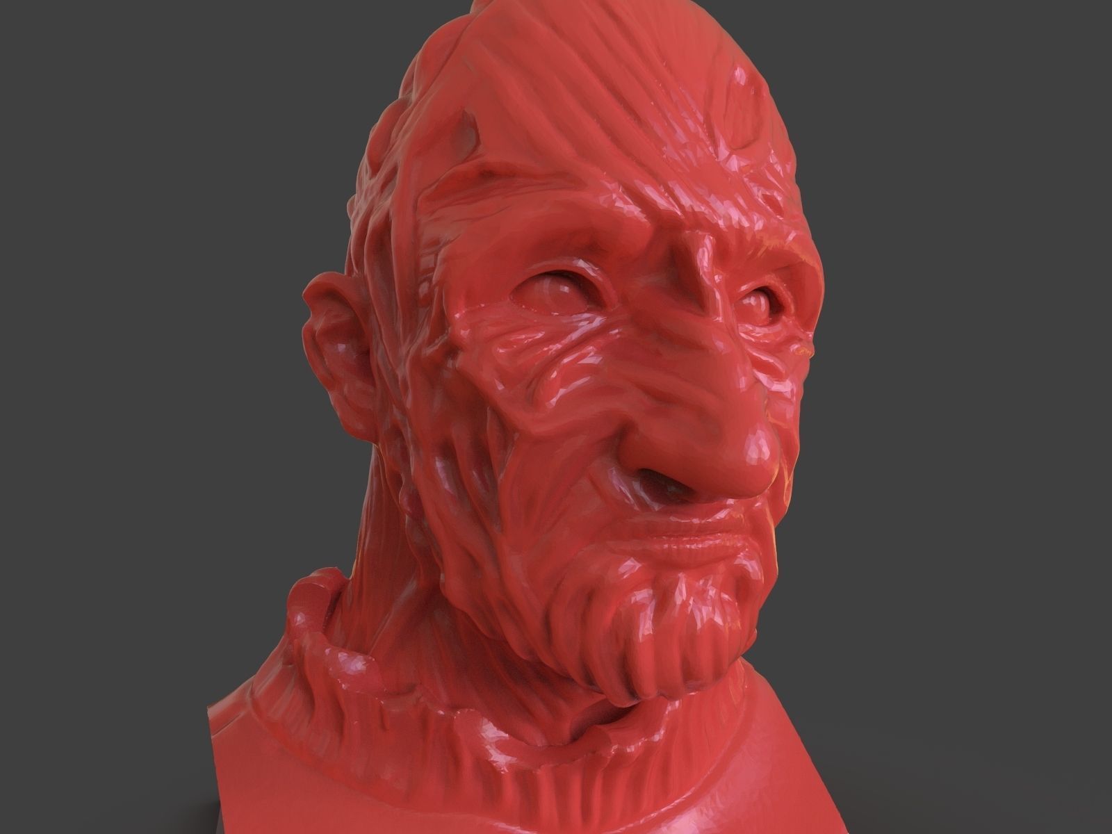 Freddy Krueger Bust 3D print model_42