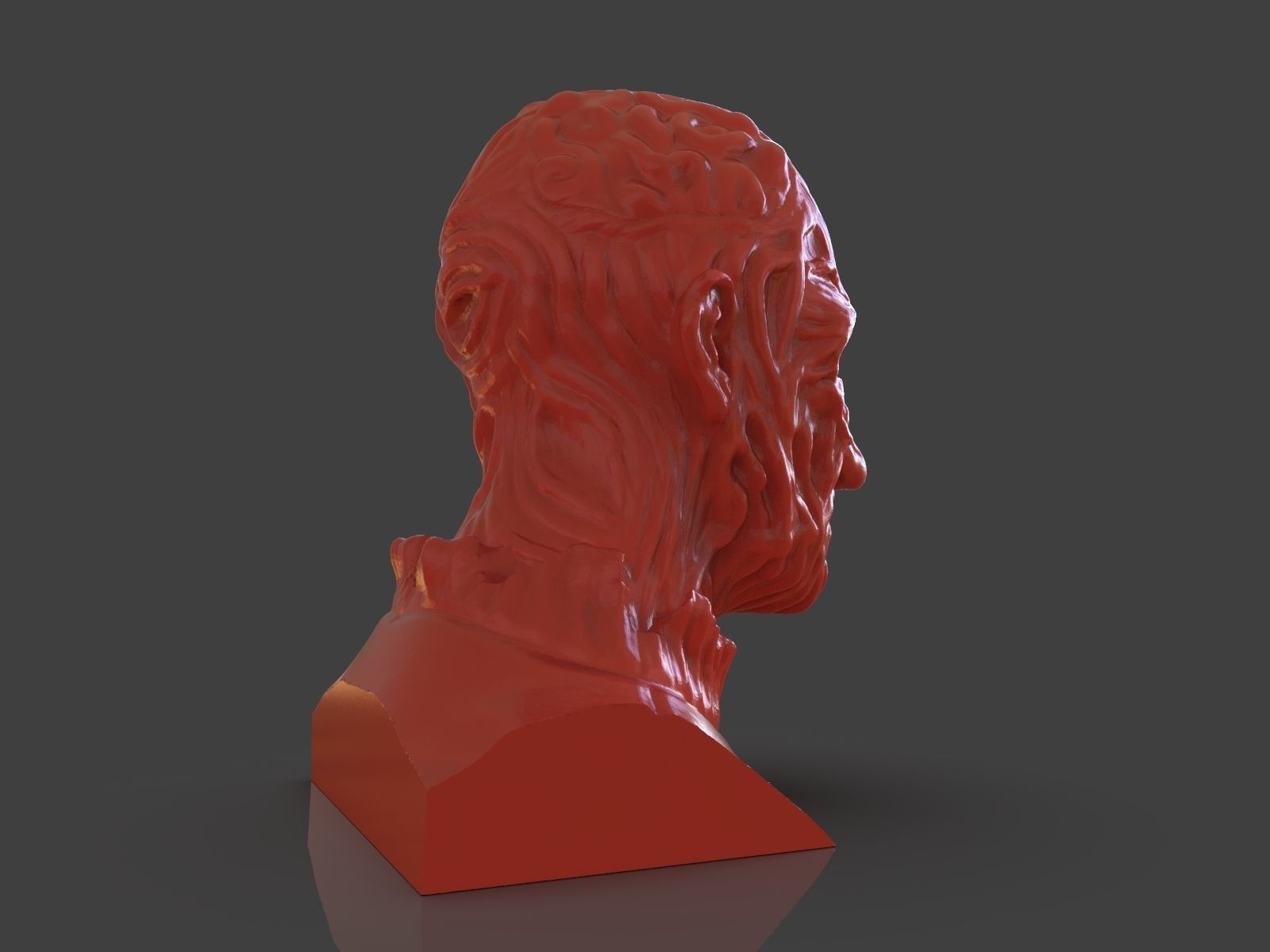 Freddy Krueger Bust 3D print model_40