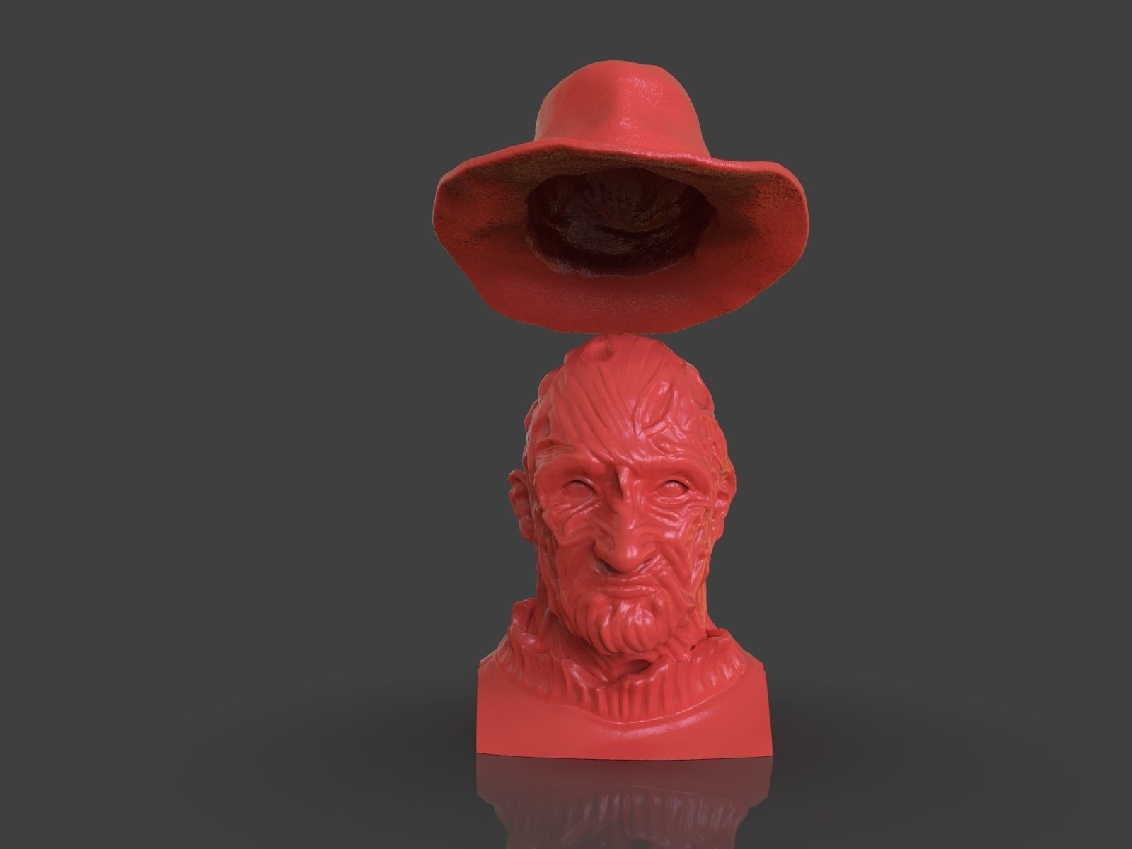 Freddy Krueger Bust 3D print model_27