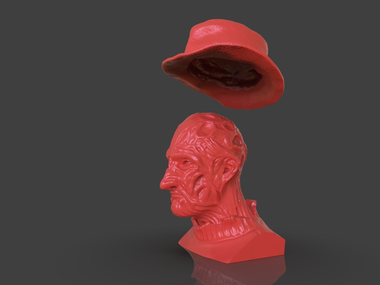 Freddy Krueger Bust 3D print model_28