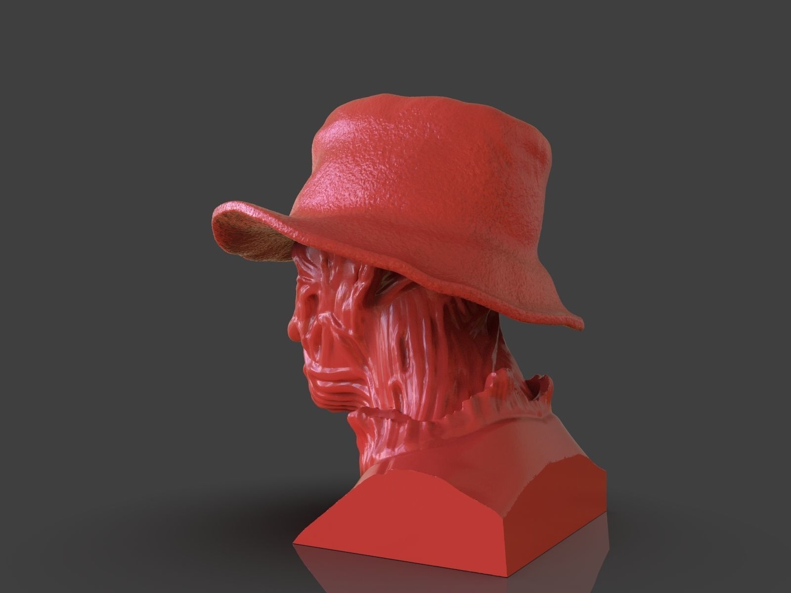 Freddy Krueger Bust 3D print model_20