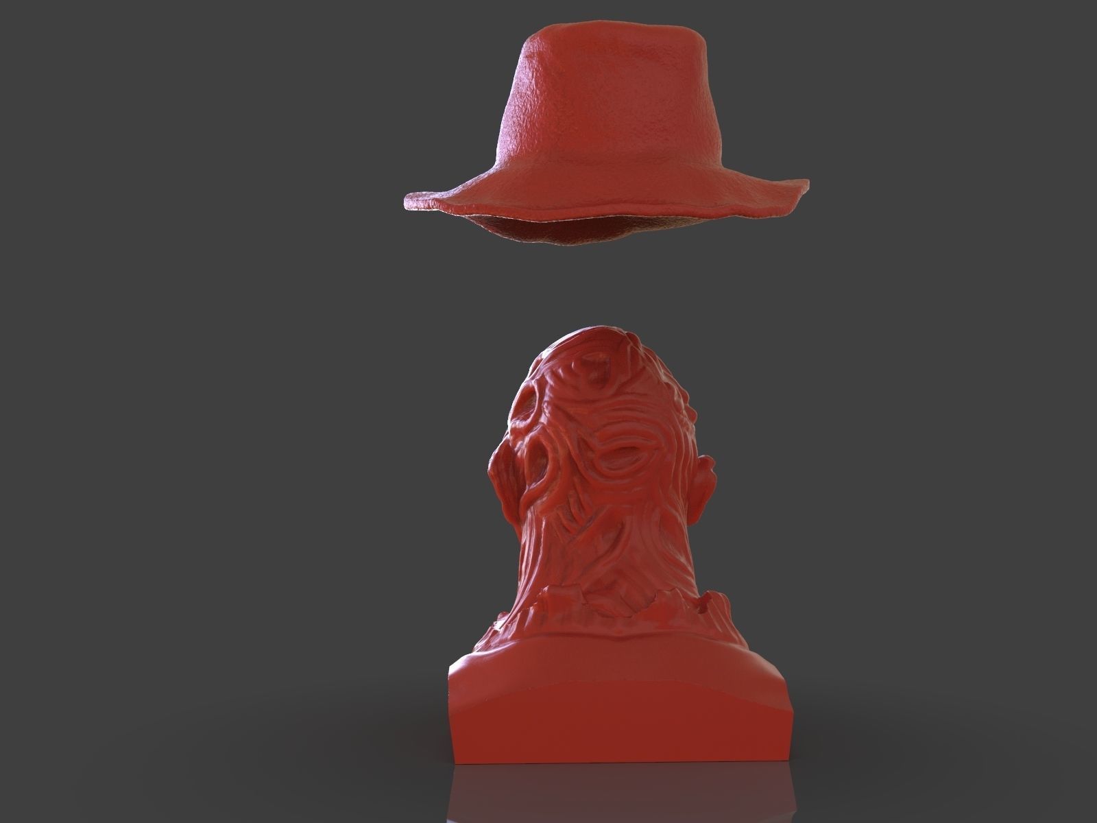 Freddy Krueger Bust 3D print model_30