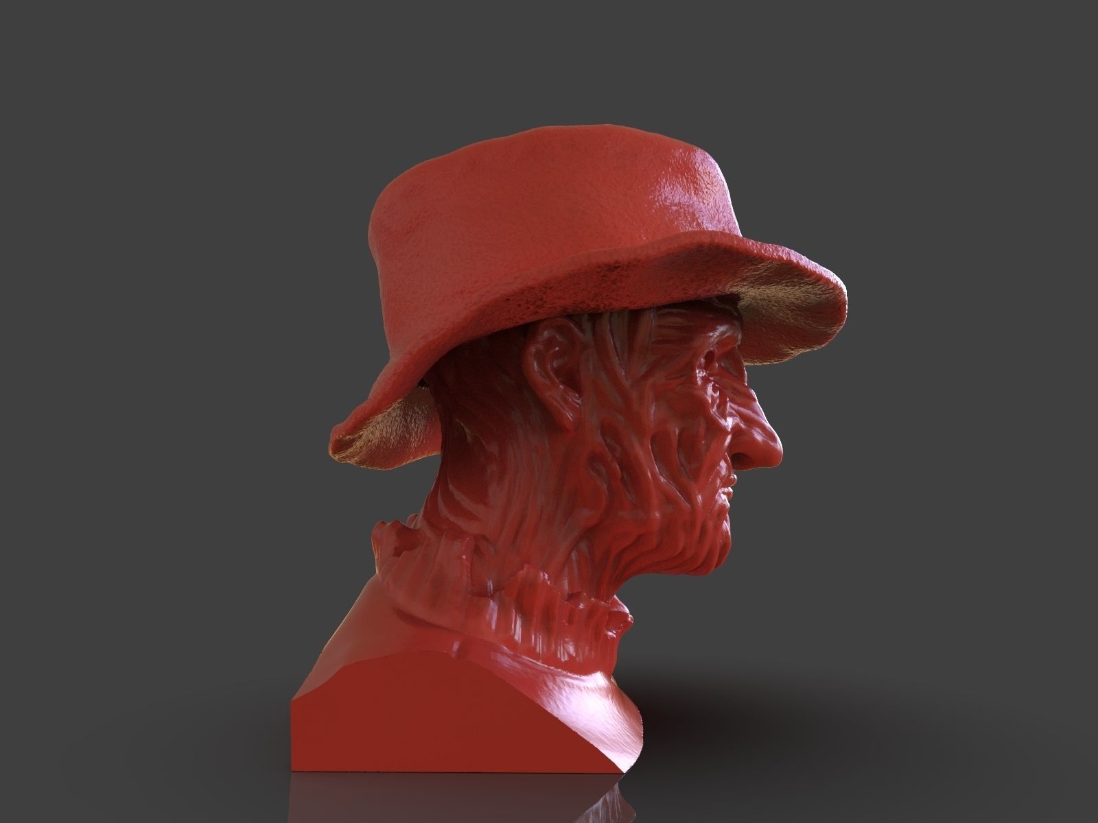 Freddy Krueger Bust 3D print model_23