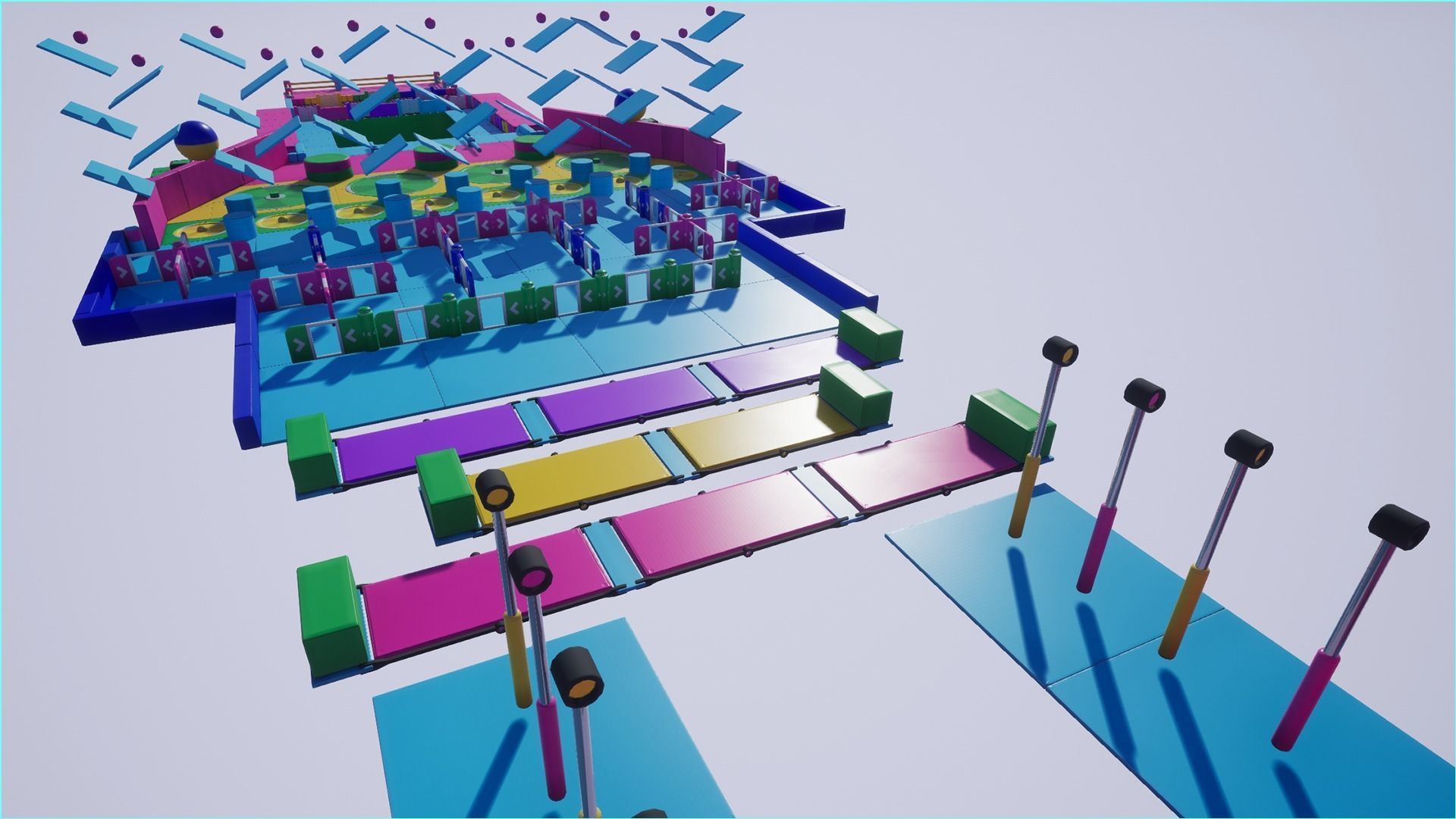 Game Show Asset Pack Low-poly 3D model_5