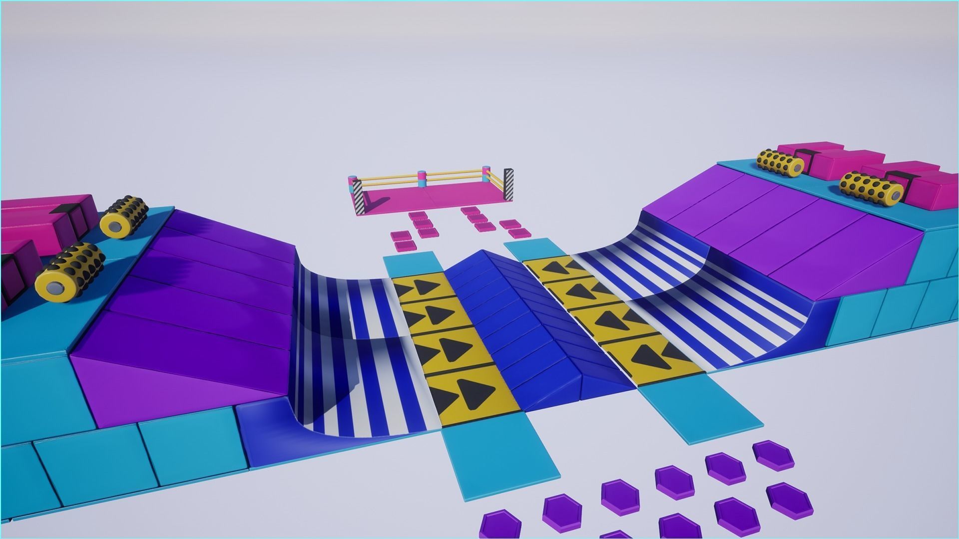 Game Show Asset Pack Low-poly 3D model_6