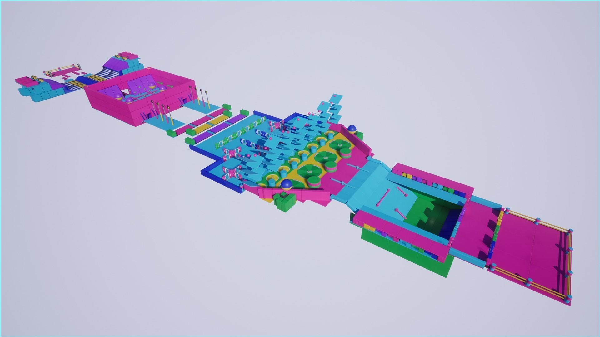 Game Show Asset Pack Low-poly 3D model_8