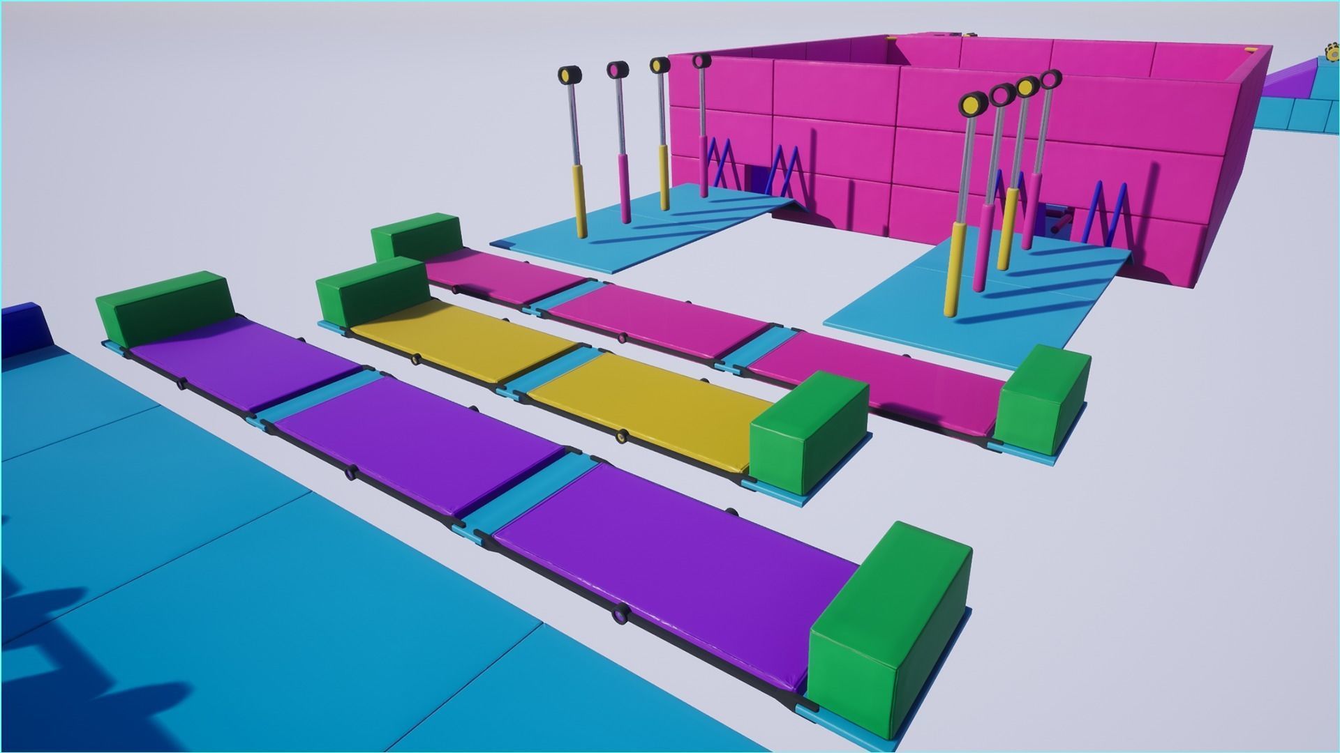 Game Show Asset Pack Low-poly 3D model_4