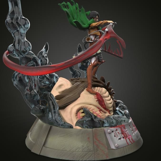 levi ackerman  3D print model_5