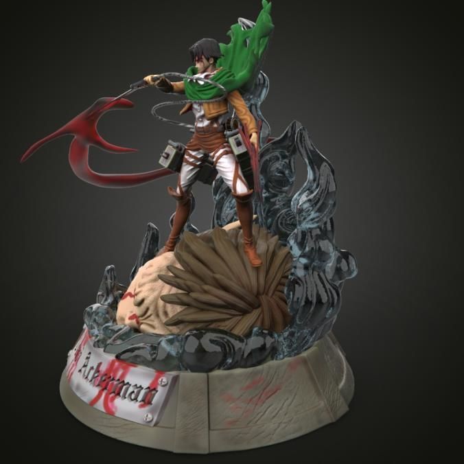 levi ackerman  3D print model_1