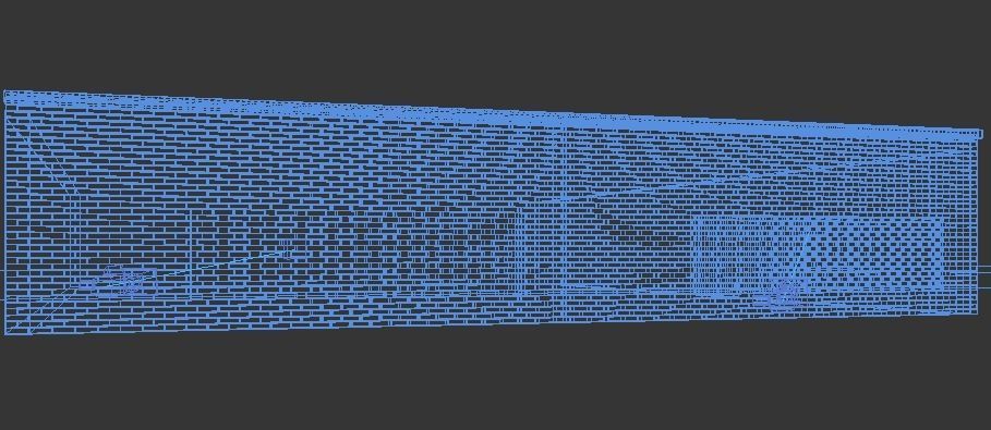 decorative brick wall 3D model_3