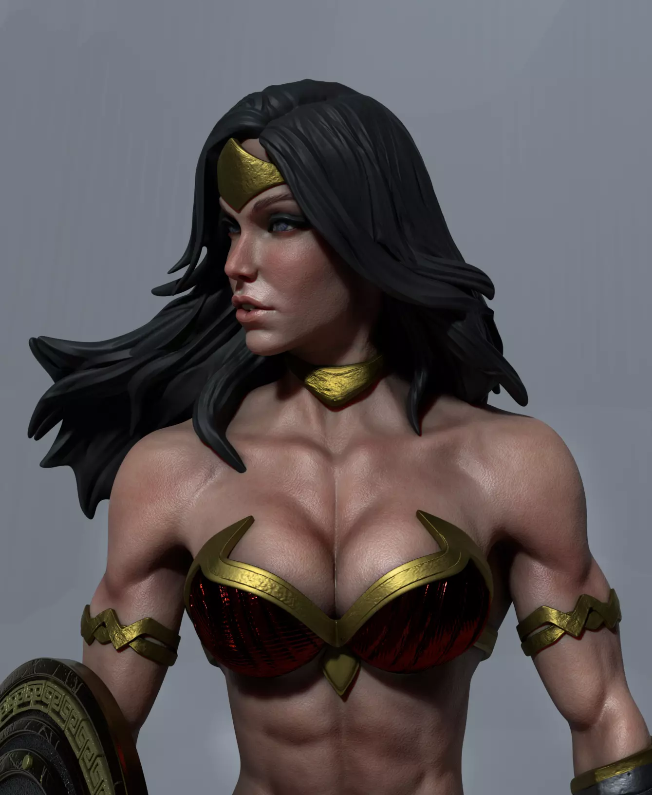 Wonder Woman Model 2 3D Print 3D print model