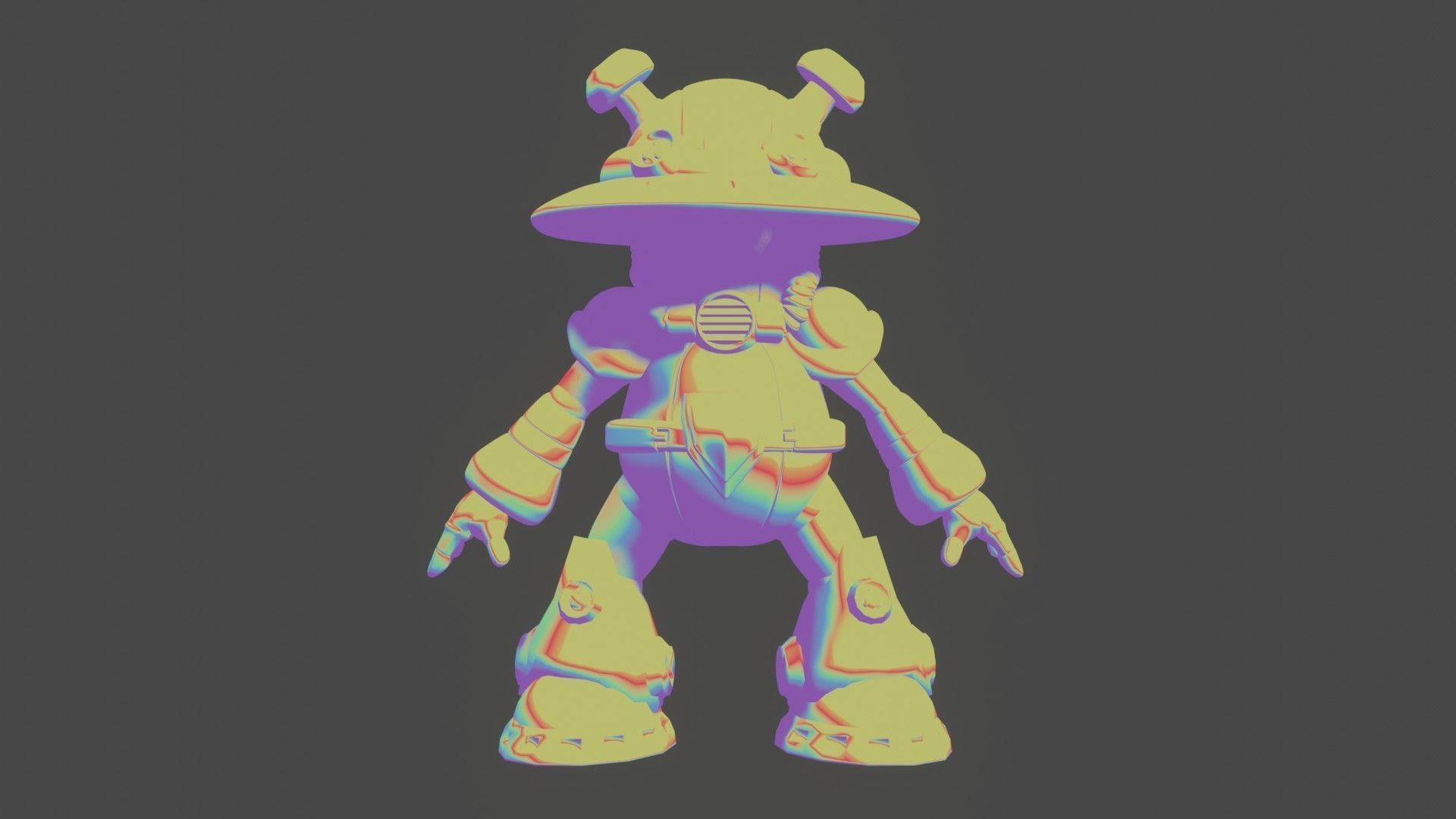 Sptil Mushroom 3D model_12