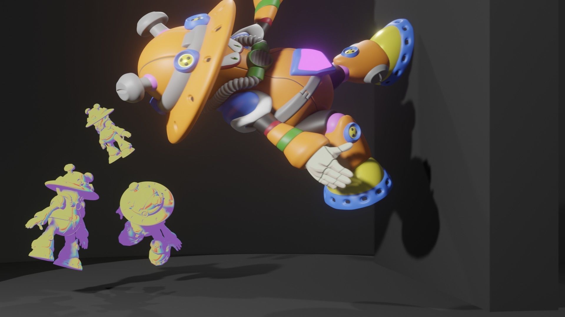 Sptil Mushroom 3D model_9