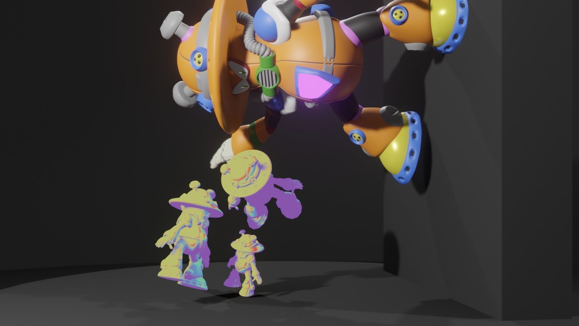 Sptil Mushroom 3D model_8