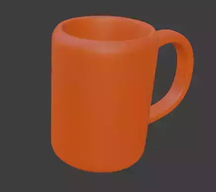 Orange cup