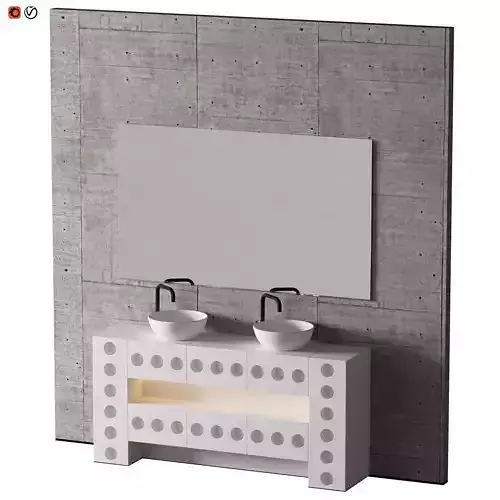 An Industrial Bathroom