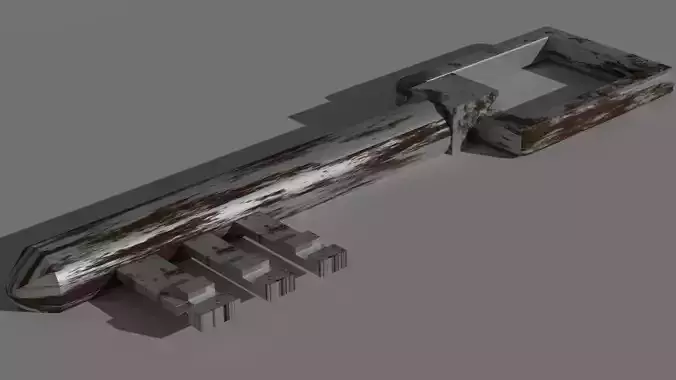 Old Key - Rusty Iron Material 2