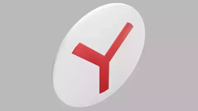 Yandex 3D logo 