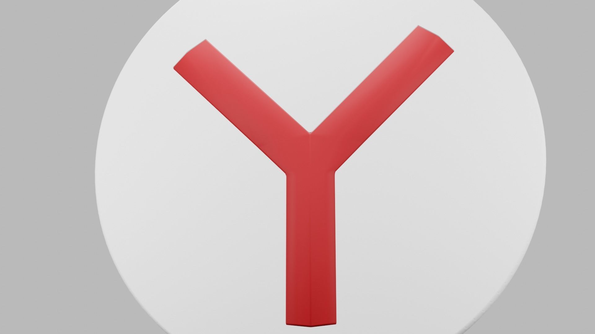 Yandex 3D logo 3D model_19
