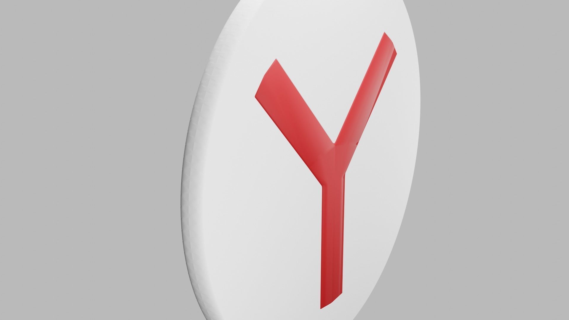 Yandex 3D logo 3D model_18