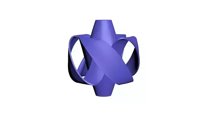 Interlocking shape for 3d printing 3D print model