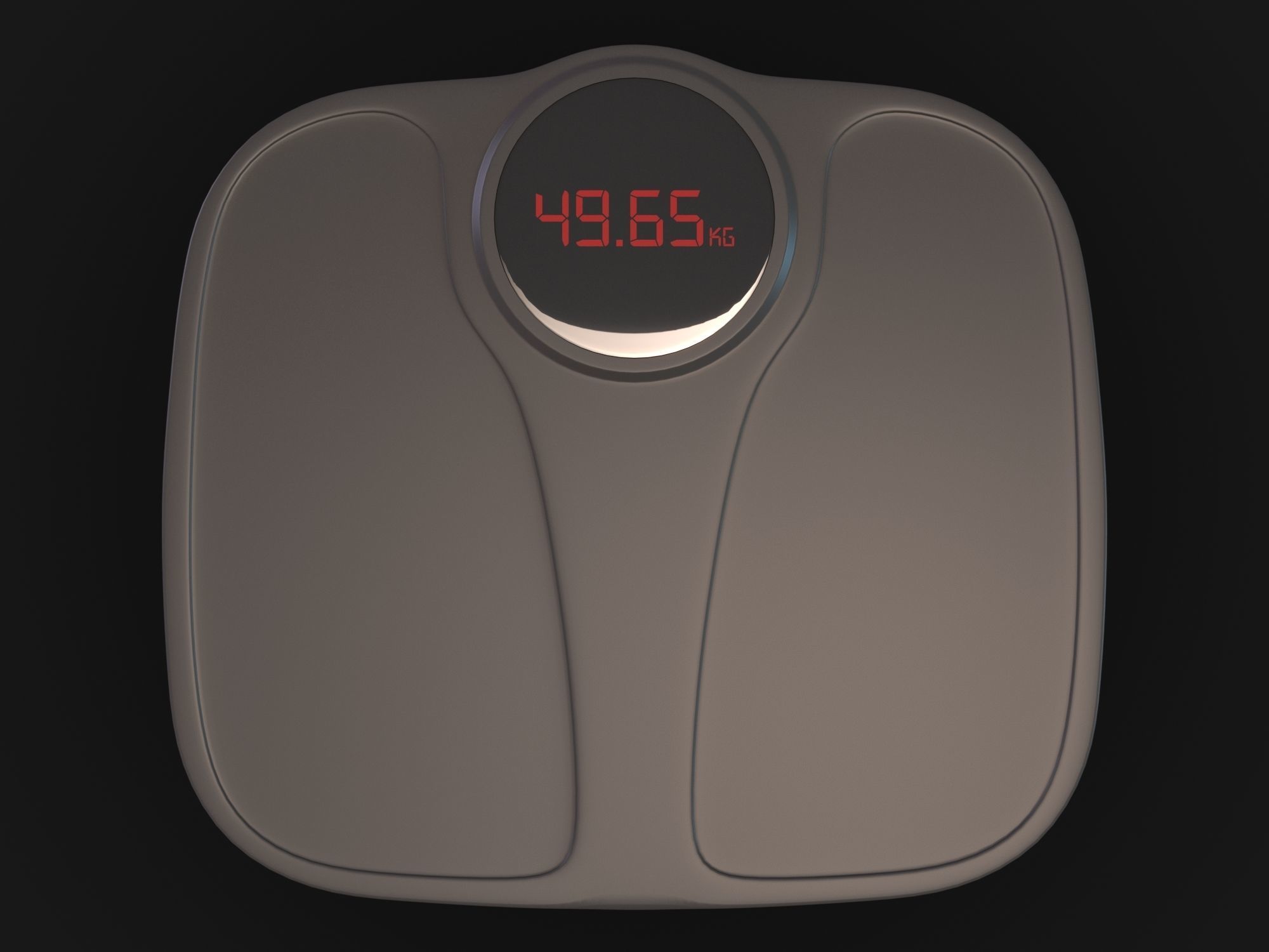 Digital Weight Machine 3D model_6