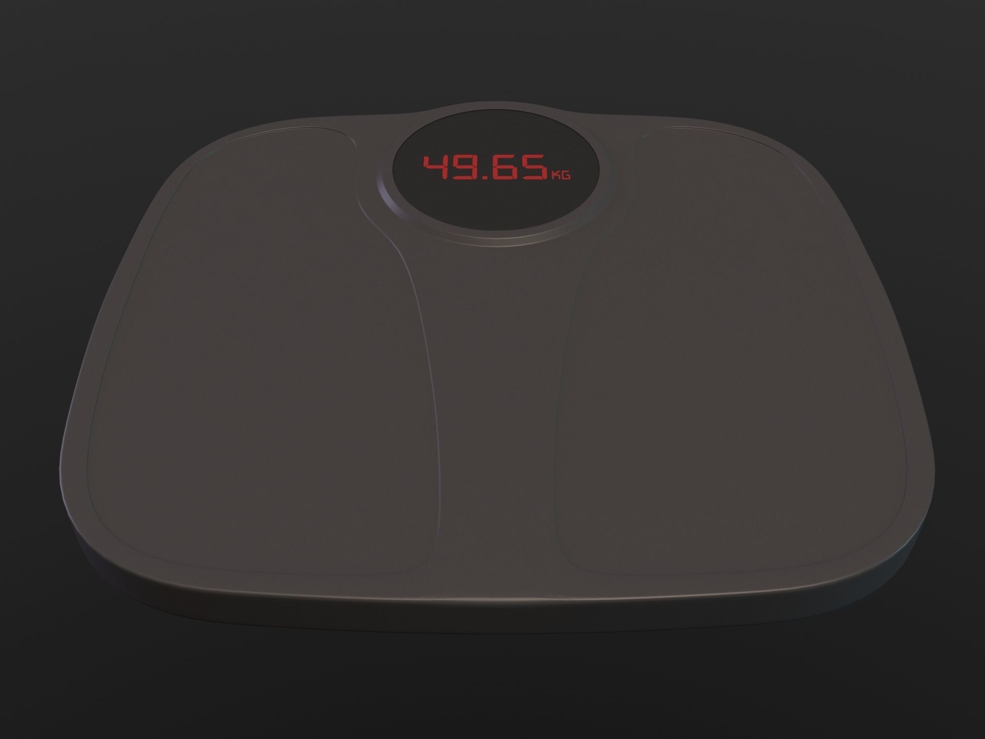 Digital Weight Machine 3D model_1