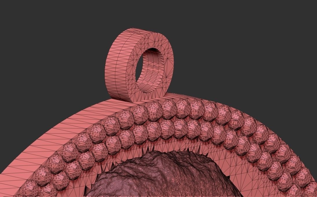 Snoop Dogg medallion pendant 3D printing ready stl obj 3D print model_30