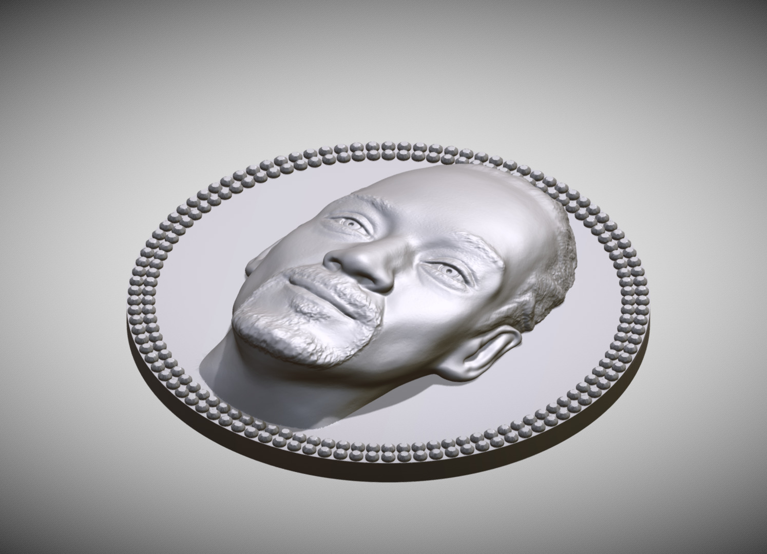 Snoop Dogg medallion pendant 3D printing ready stl obj 3D print model_2