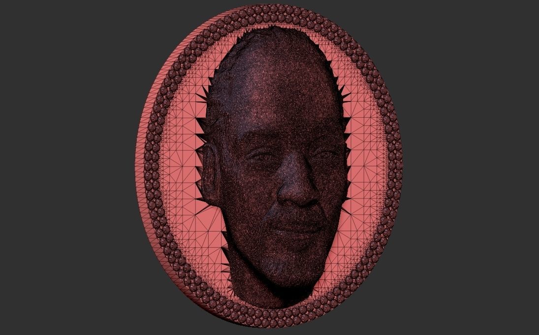 Snoop Dogg medallion pendant 3D printing ready stl obj 3D print model_27