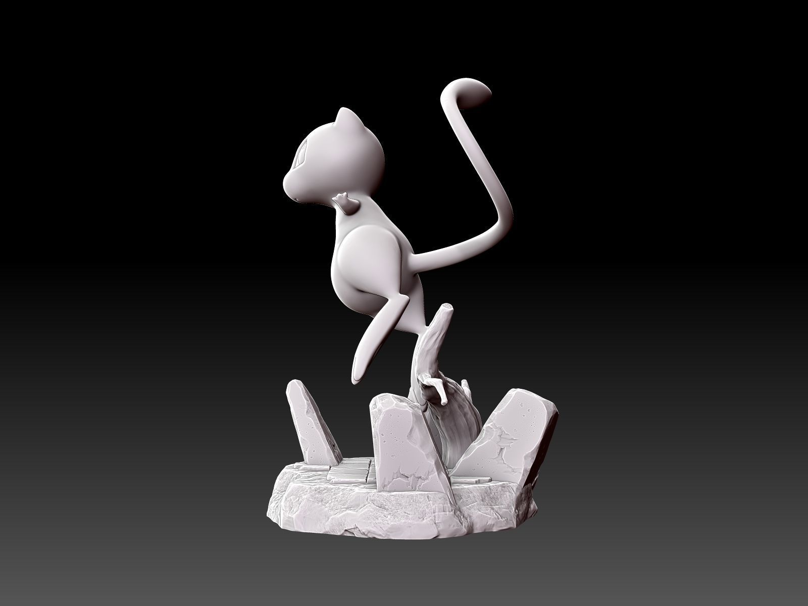 Pokemon Mew 3D Print model 3D print model_15