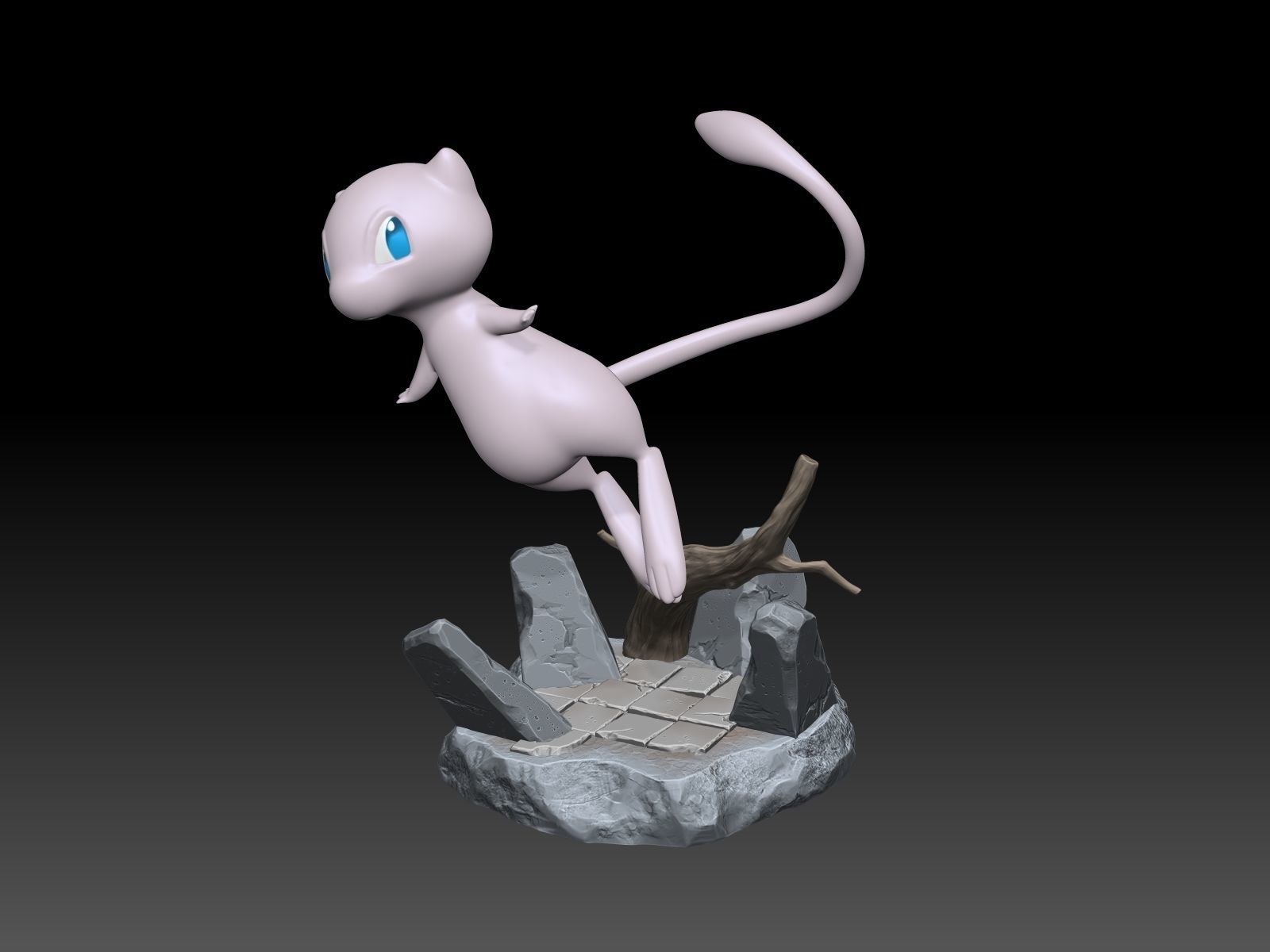 Pokemon Mew 3D Print model 3D print model_2