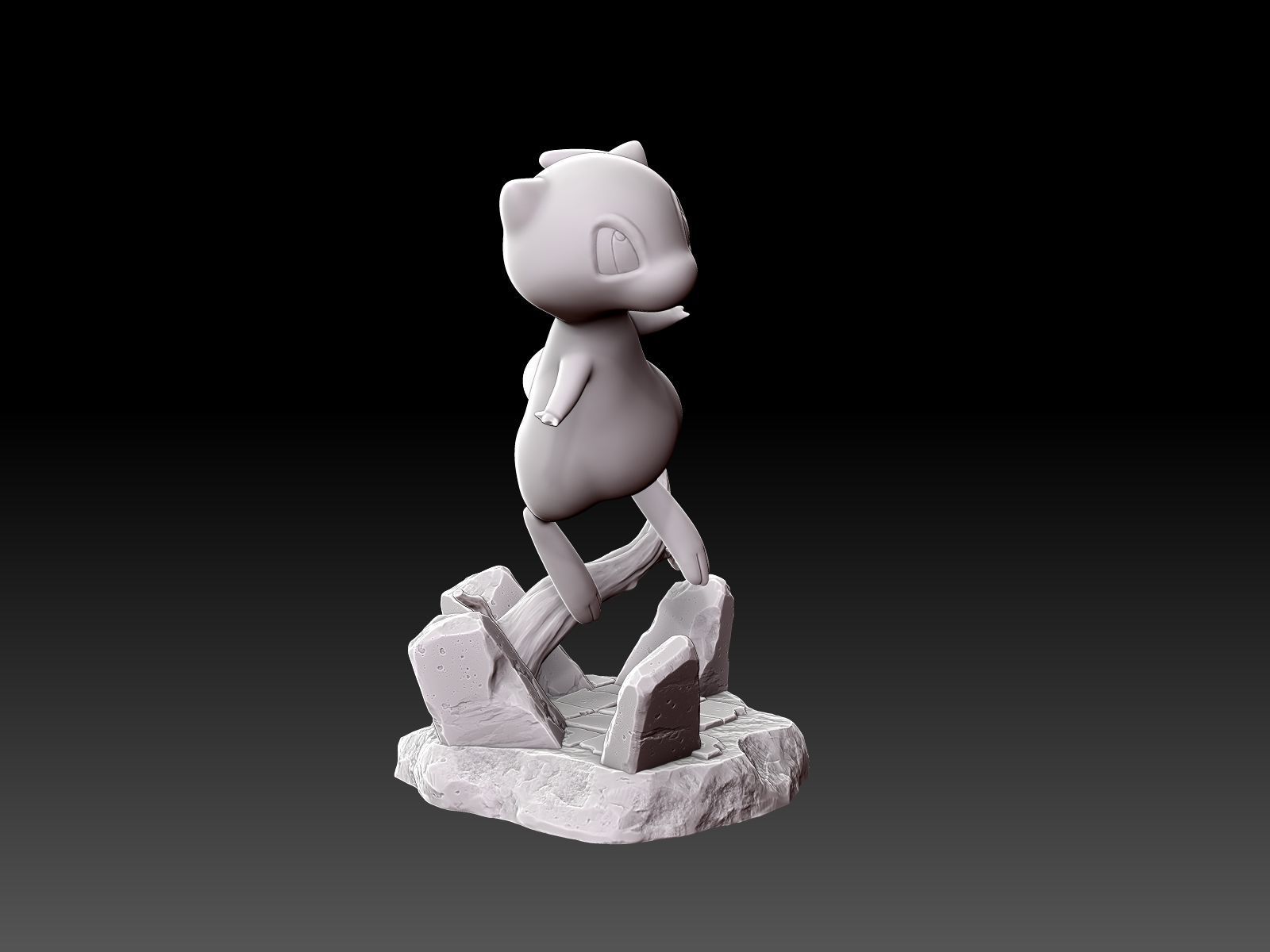 Pokemon Mew 3D Print model 3D print model_13