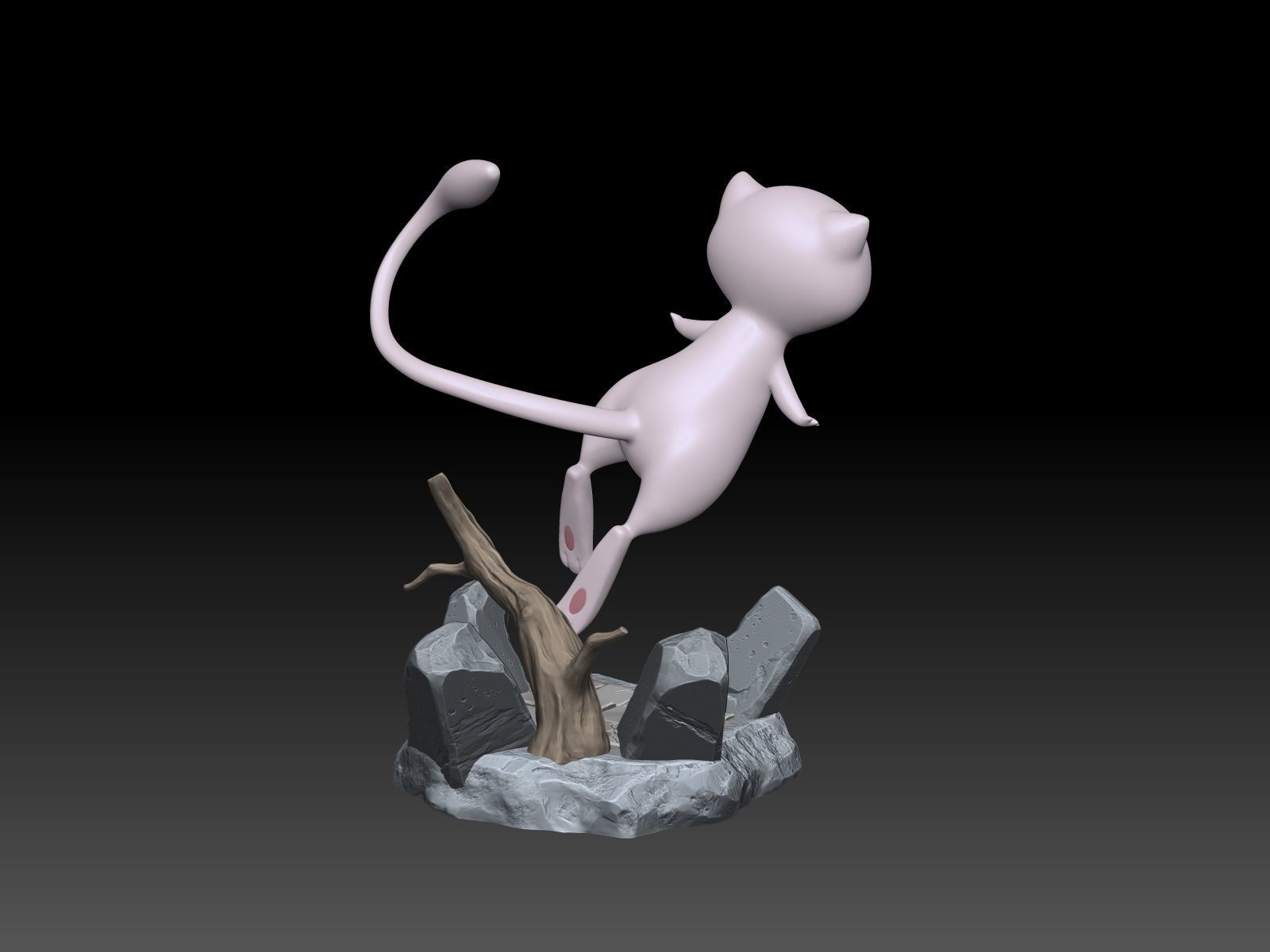 Pokemon Mew 3D Print model 3D print model_7