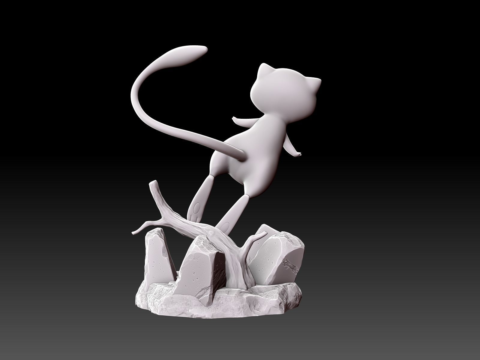 Pokemon Mew 3D Print model 3D print model_18