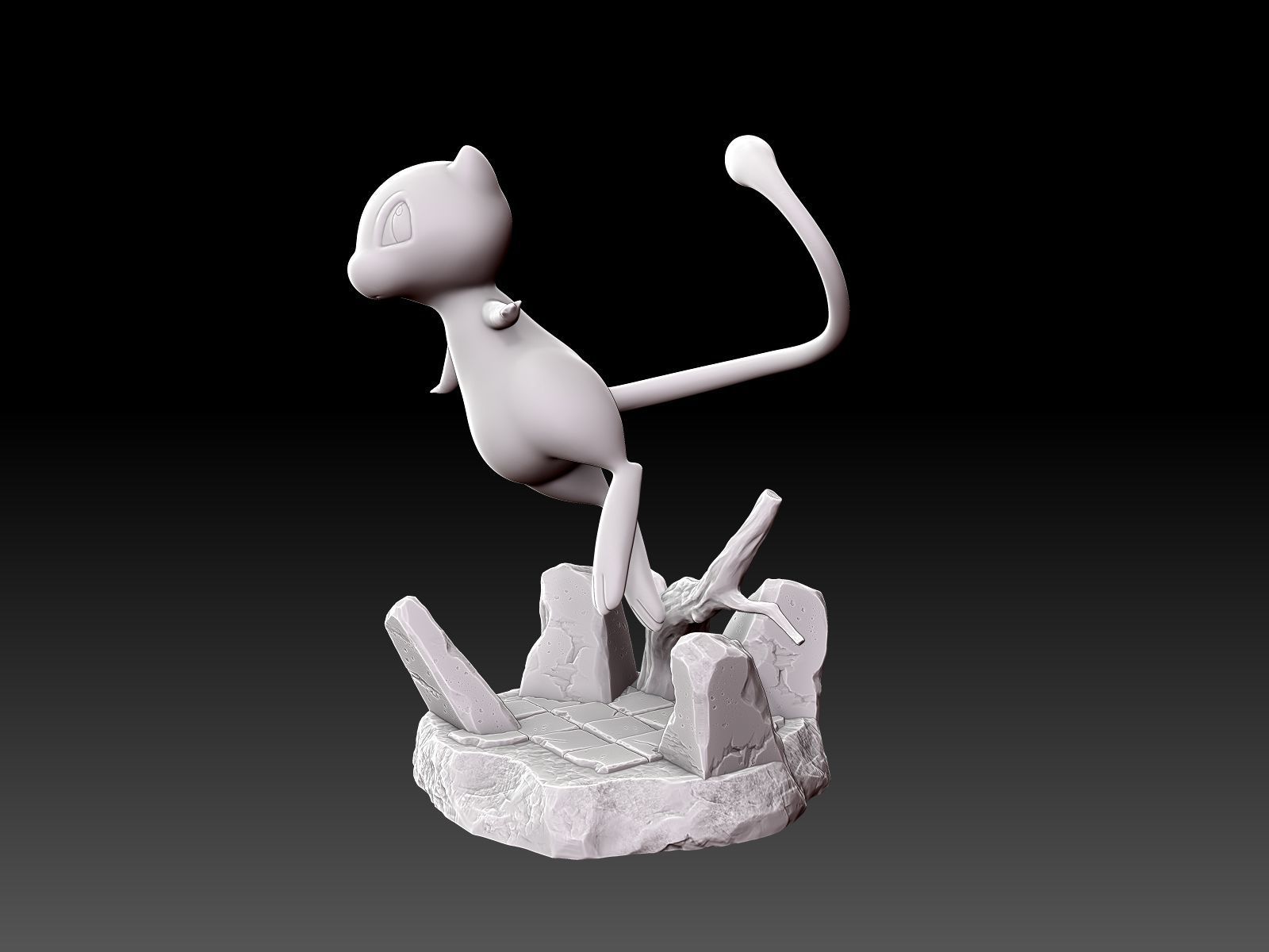 Pokemon Mew 3D Print model 3D print model_11