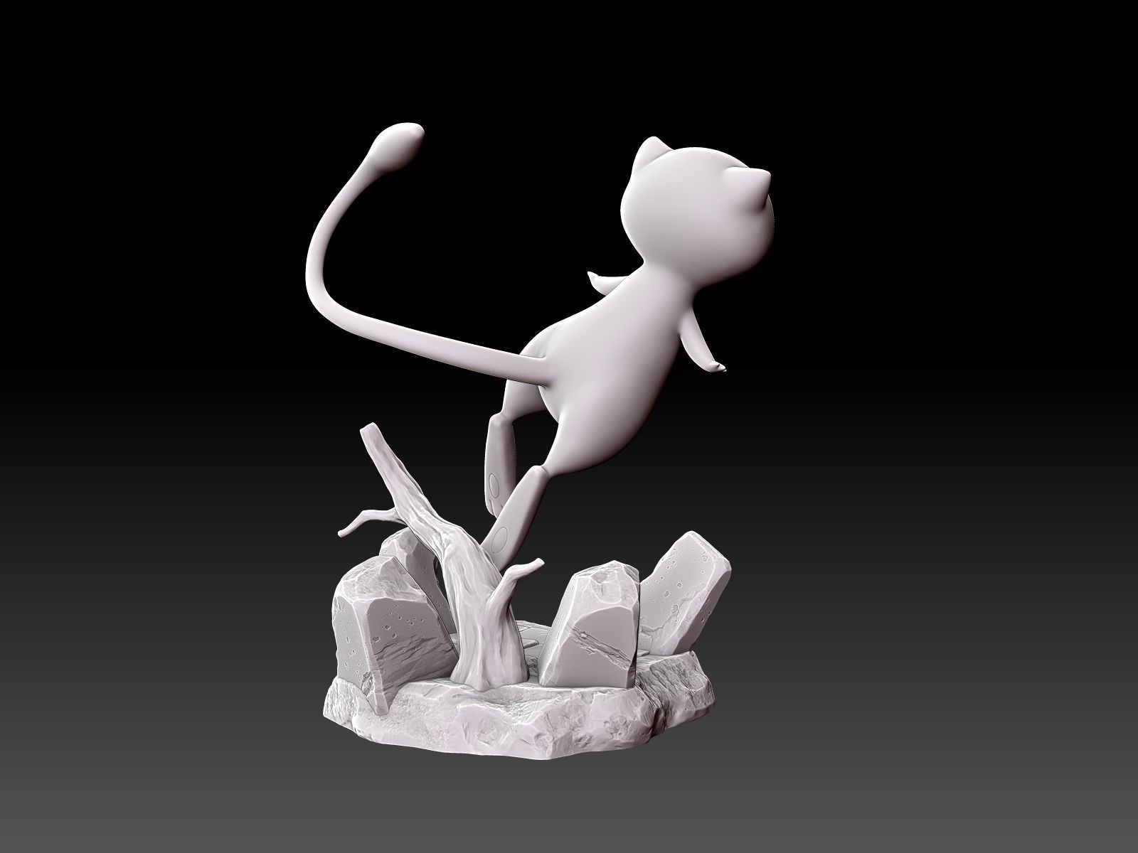 Pokemon Mew 3D Print model 3D print model_17