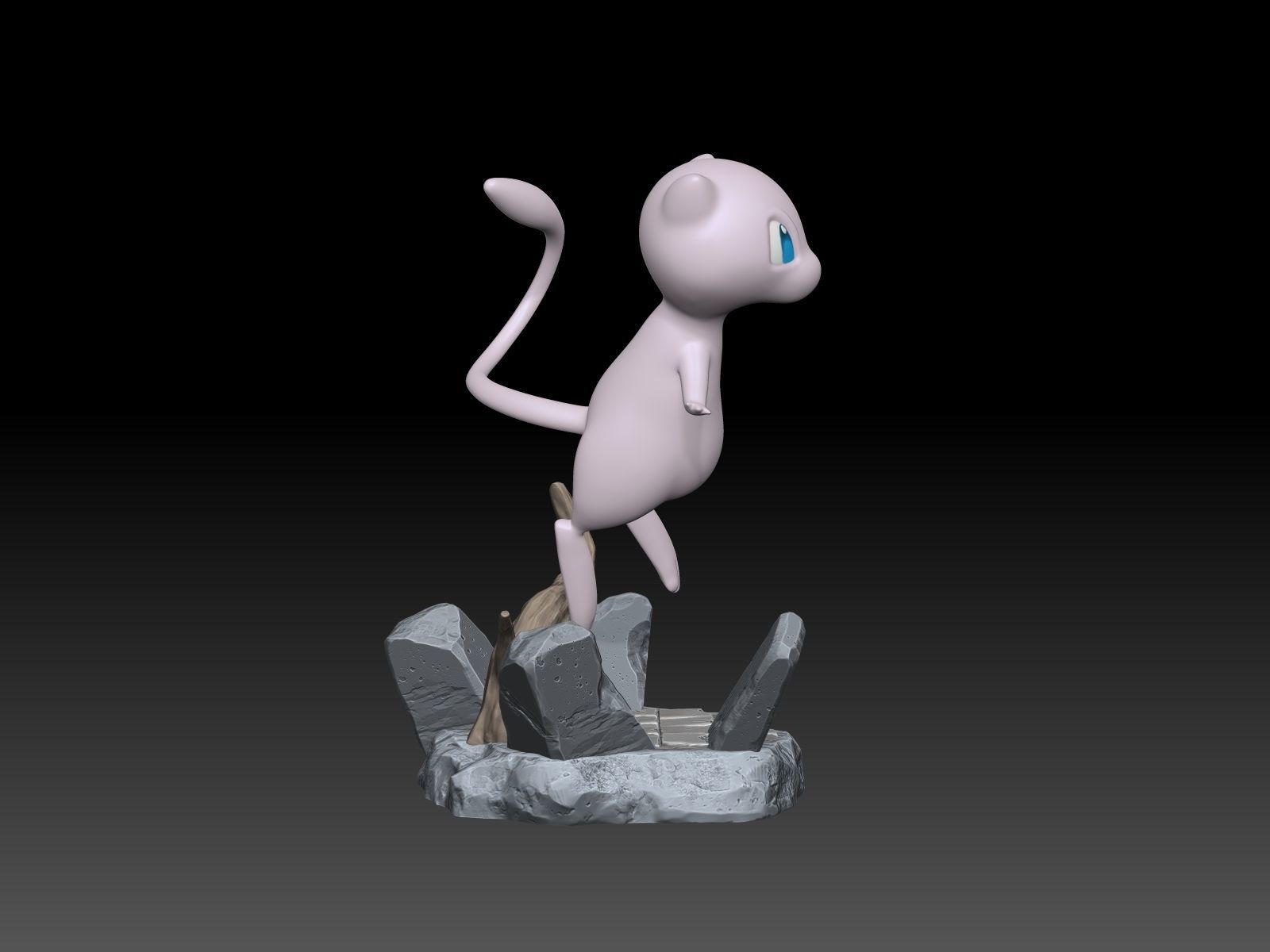 Pokemon Mew 3D Print model 3D print model_6