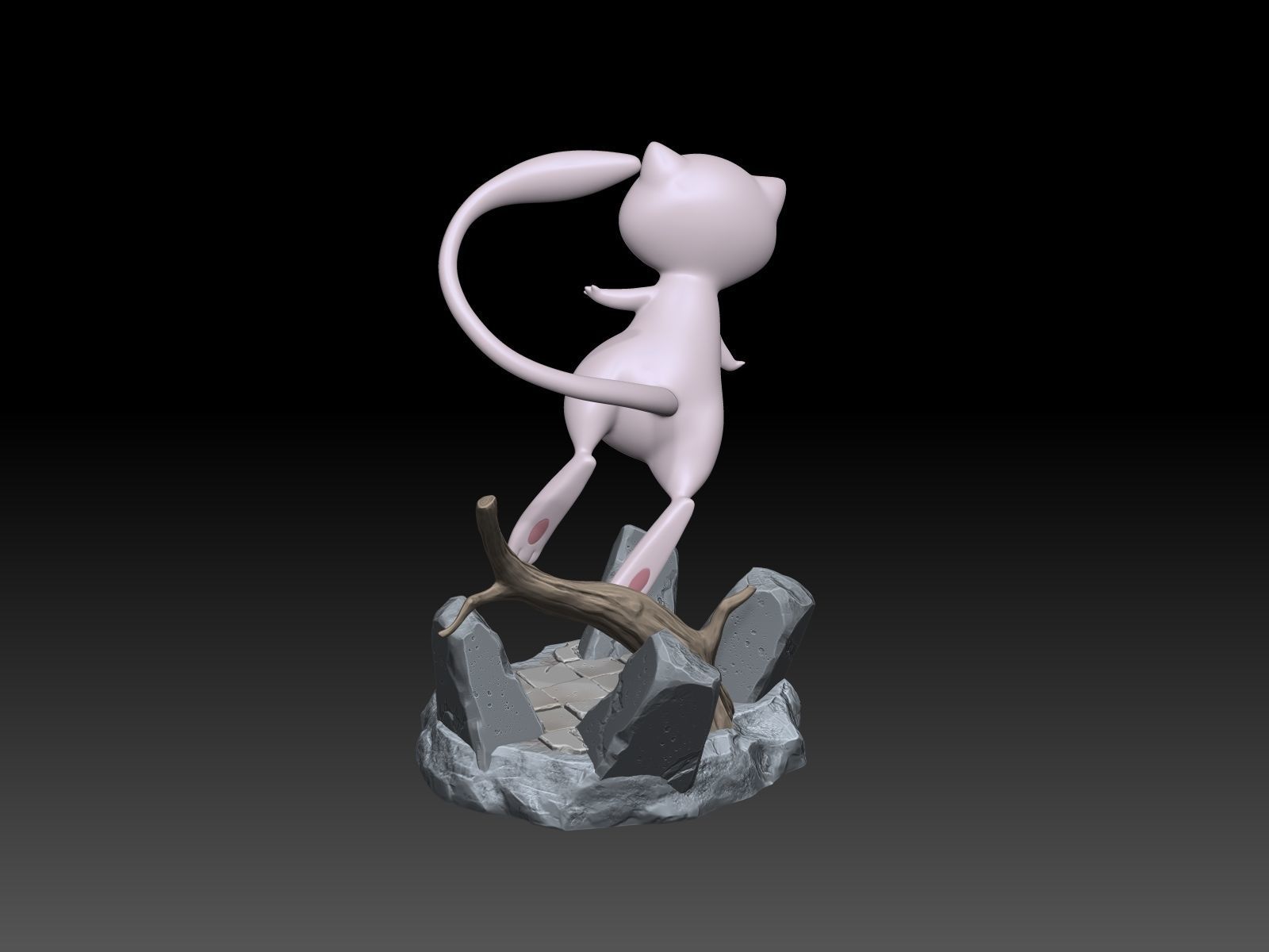 Pokemon Mew 3D Print model 3D print model_8