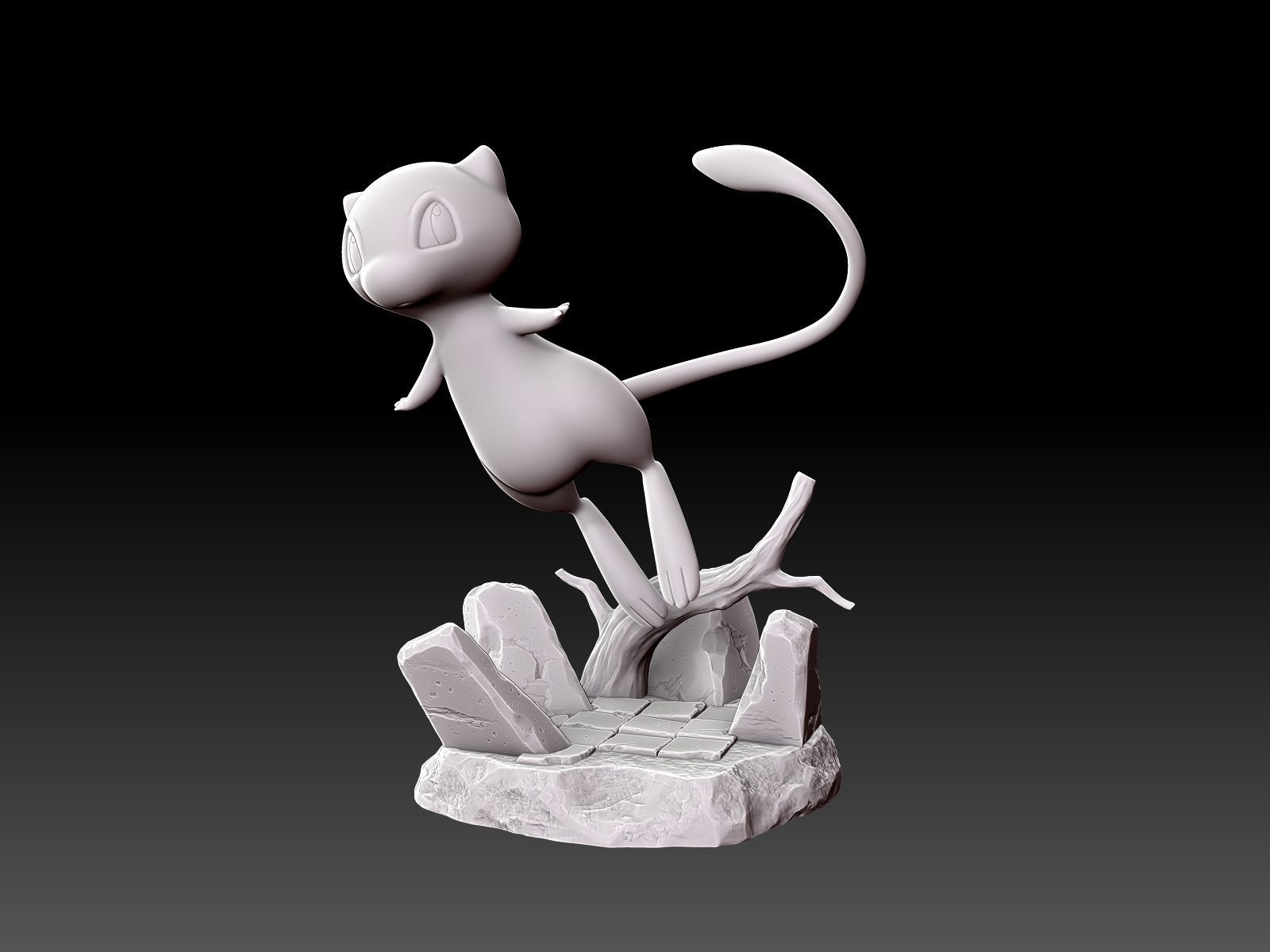 Pokemon Mew 3D Print model 3D print model_10