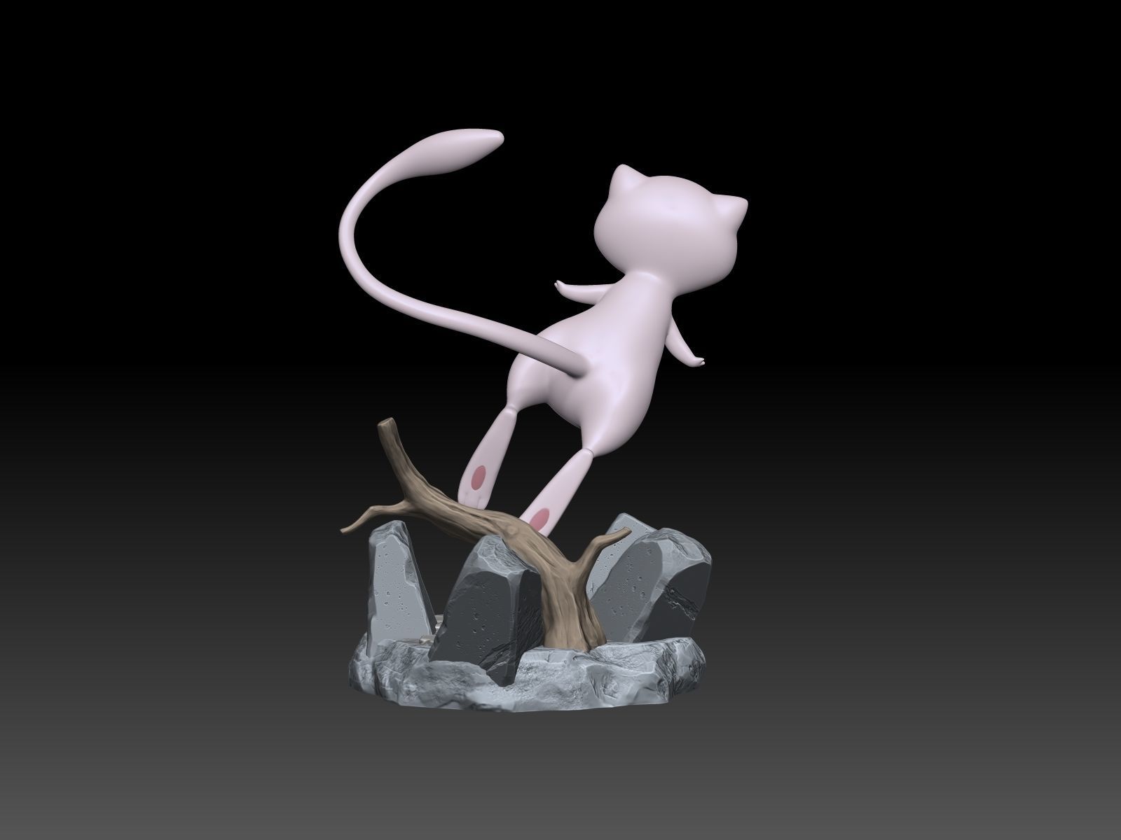 Pokemon Mew 3D Print model 3D print model_9