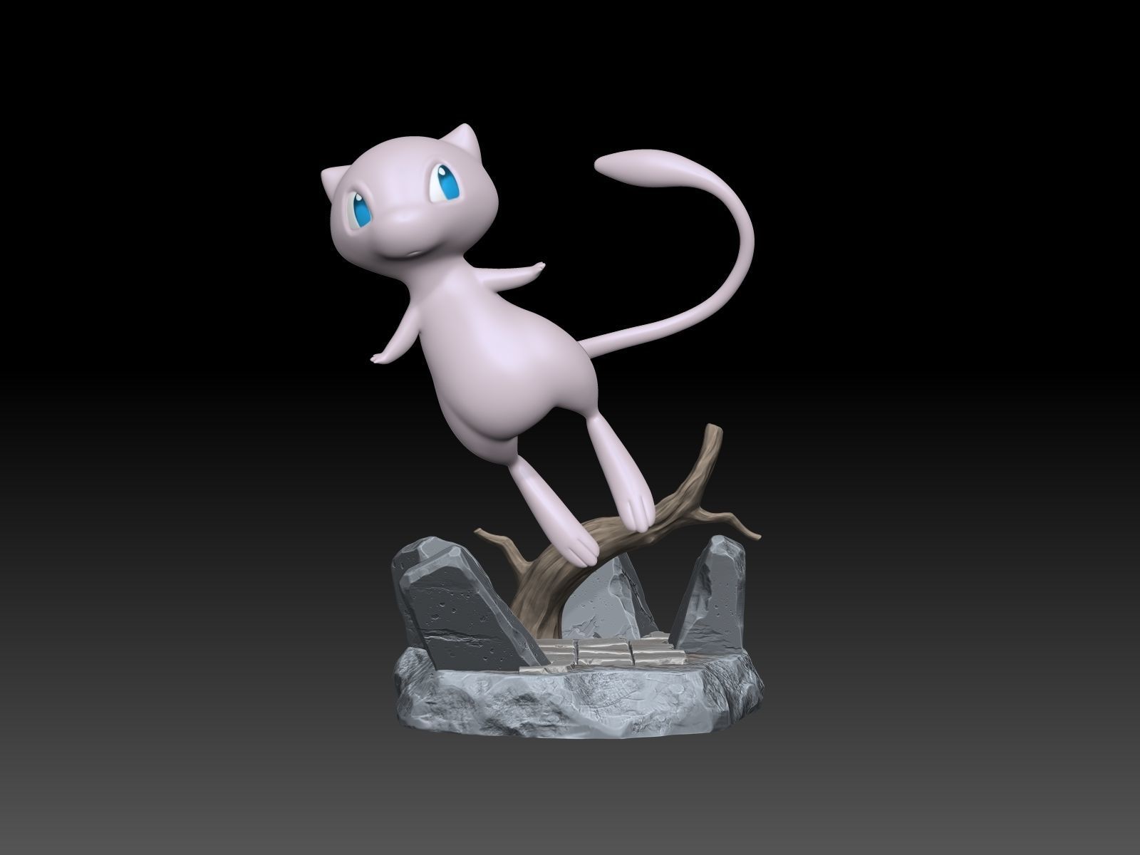 Pokemon Mew 3D Print model 3D print model_4