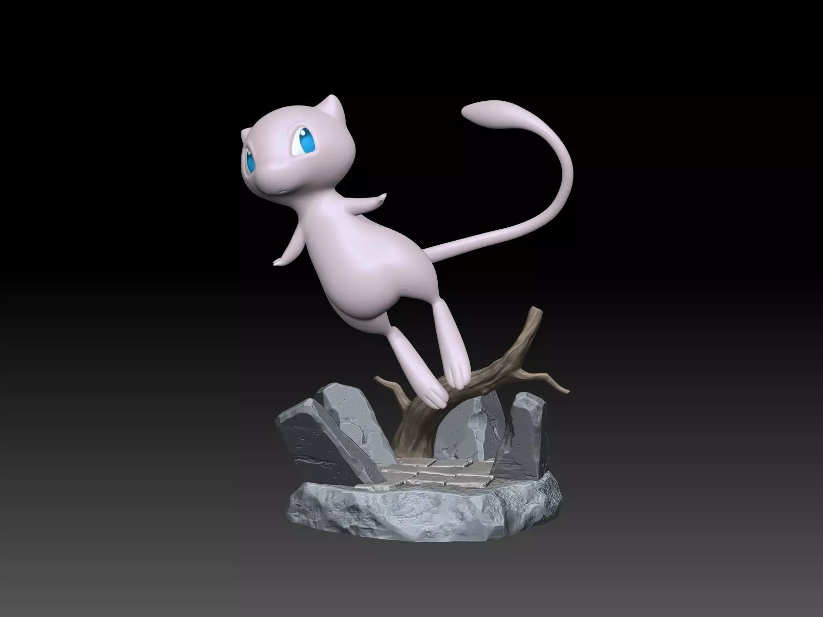 Pokemon Mew 3D Print model 3D print model_0