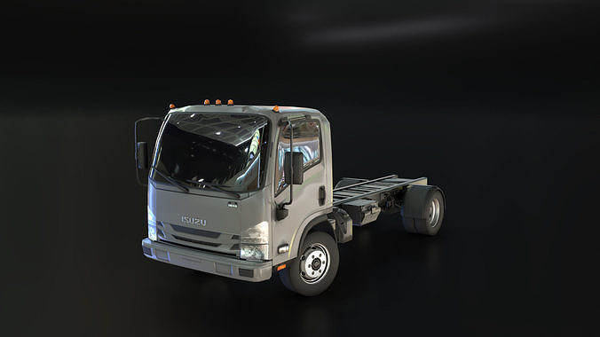 ISUZU NPR 2018 Low-poly 3D model 7