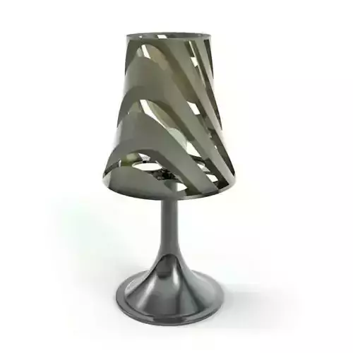 Silver Metallic Lamp