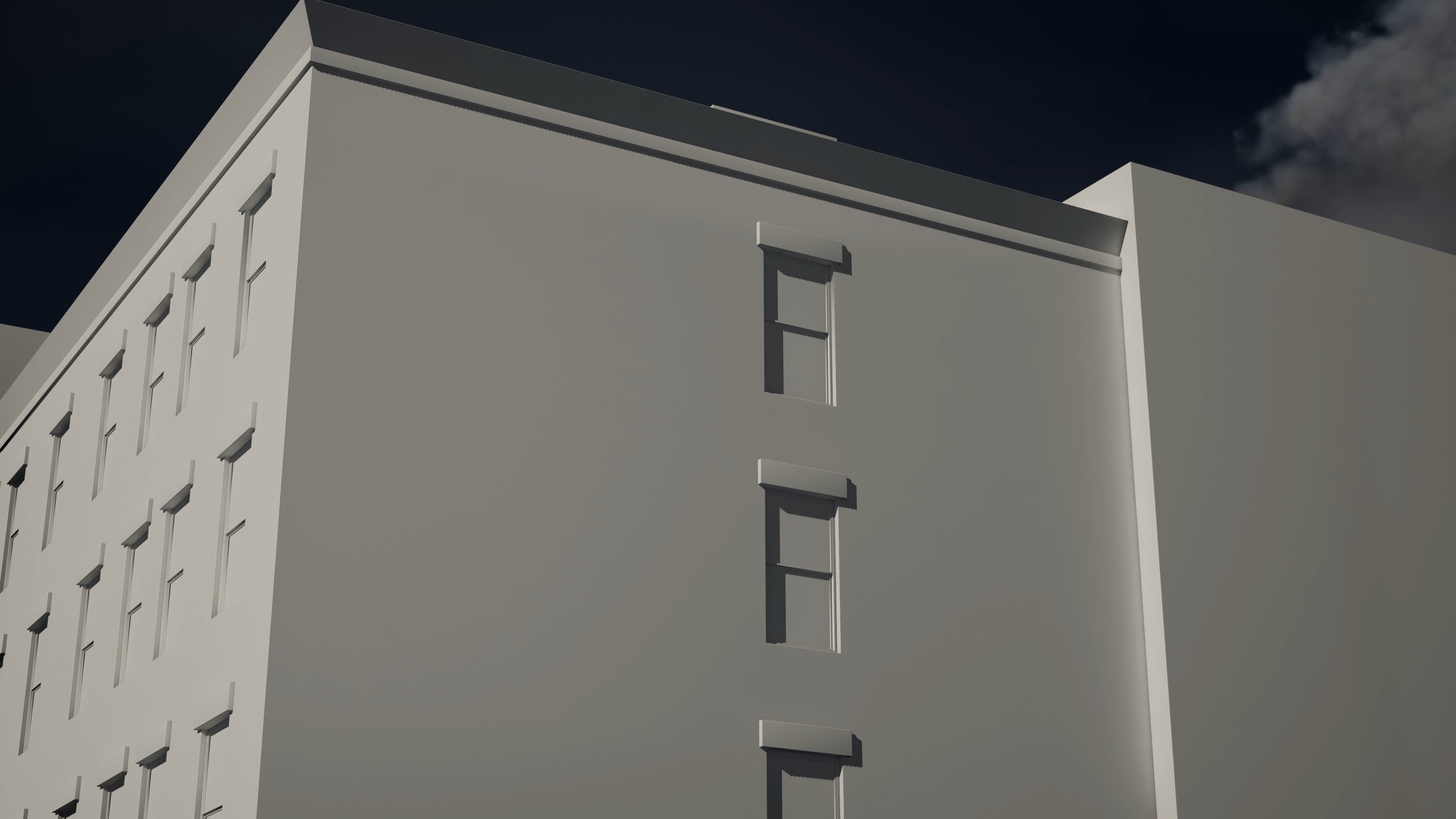 Building 01 Free low-poly 3D model_5