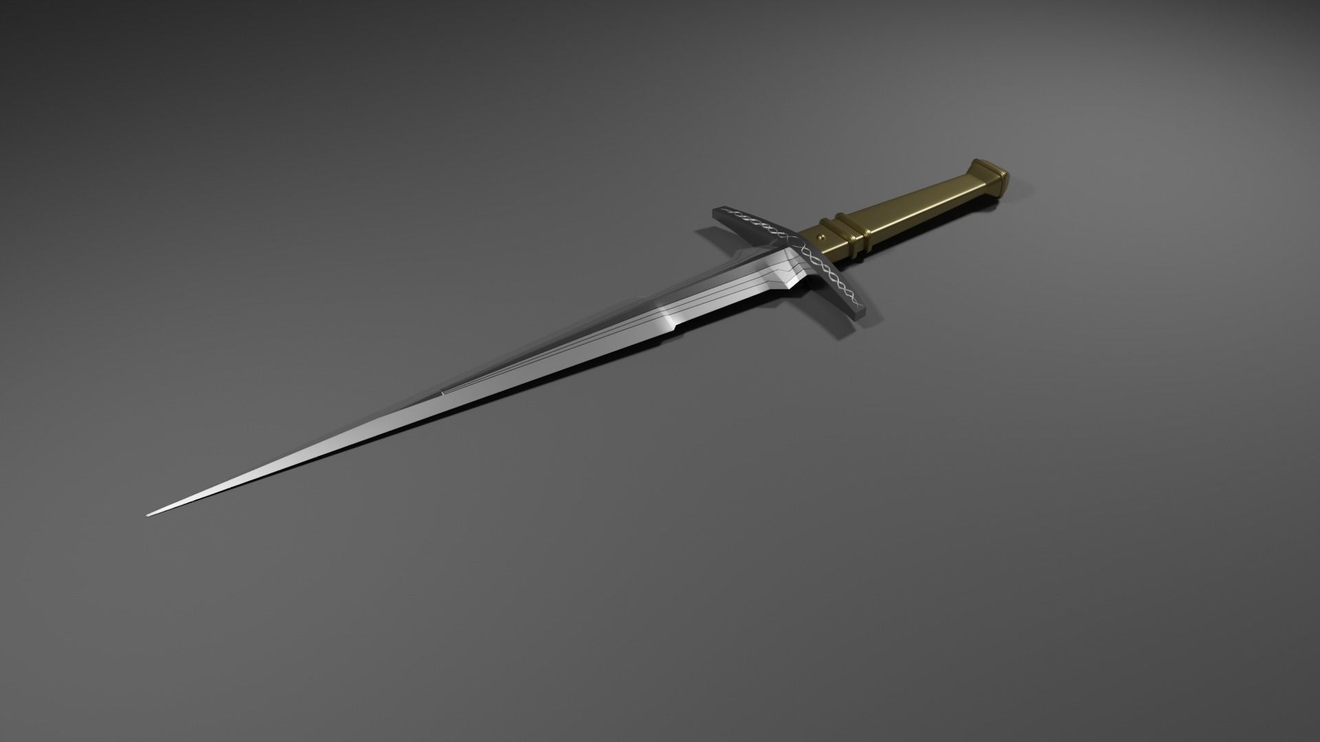 Loki Dagger 3D print model_1