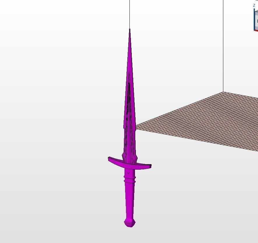 Loki Dagger 3D print model_9