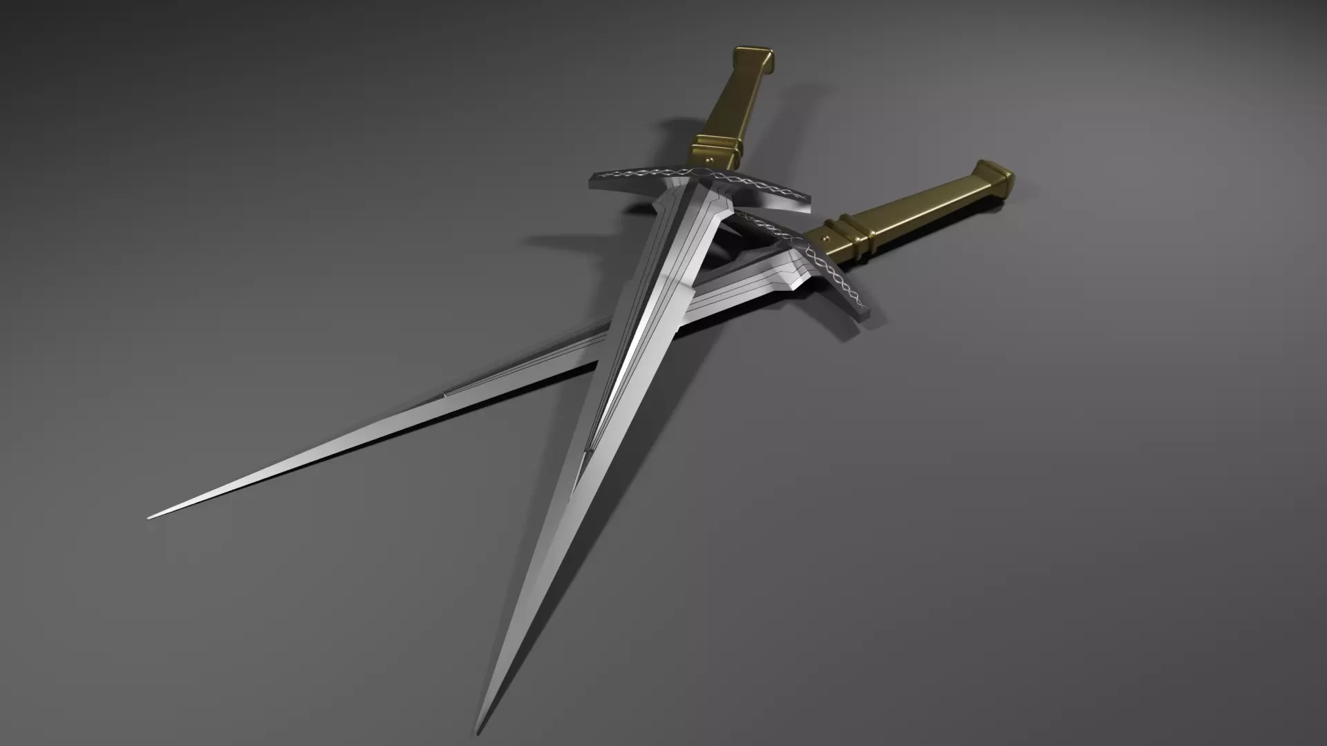 Loki Dagger 3D print model_0